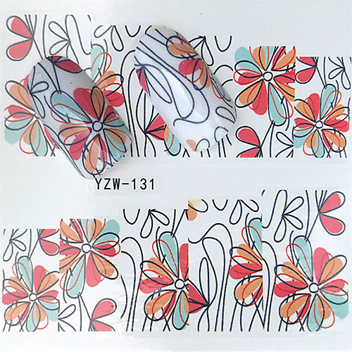 

1 pcs Full Nail Stickers Romantic Series nail art Manicure Pedicure Mini Style / Safety / Slim design Stylish / Simple Daily / Festival