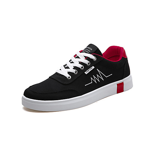 

Women's Sneakers Flat Heel Round Toe Canvas Sporty Walking Shoes Summer Gray / Black / White / Black / Red / Wedding / Party & Evening