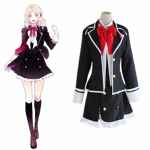 

Inspired by Diabolik Lovers Komori Yui Anime Cosplay Costumes Japanese Cosplay Suits Coat Vest Skirt For Women's / Bow Tie