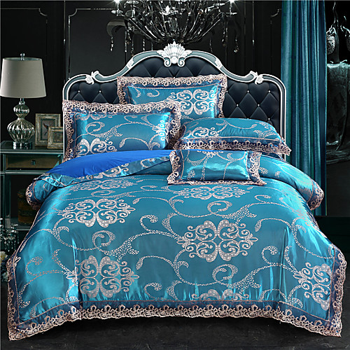 

Duvet Cover Sets Damask Polyester / Viscose Jacquard 4 PieceBedding Sets