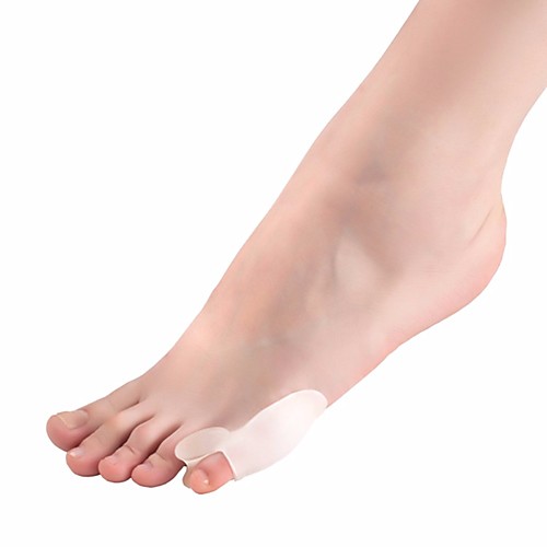 

1 Pair Small Toe Crusher Bone Foot Care Valgus Orthotics Corrective Toe Separator For High Heel Nursing Silicone Toe Protecting