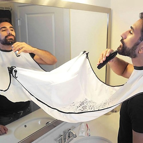 

фартук для ванной комнаты для мужчин черная борода фартук для бритья фартук для мужчин водонепроницаемая цветочная ткань бытовая химия protecter