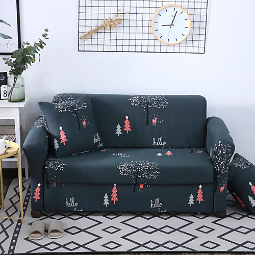 

2020 New Stylish Simplicity Print Sofa Cover Stretch Couch Slipcover Super Soft Fabric Retro Hot Sale Couch Cover (1 free pillowcase)