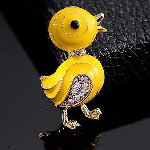 

Women's Brooches Duck Cute Brooch Jewelry Yellow For Daily