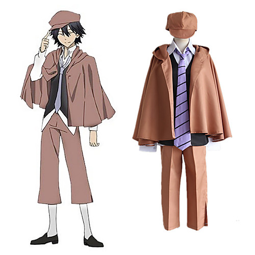 

Inspired by Bungo Stray Dogs Elizabeth Anime Cosplay Costumes Japanese Cosplay Suits Vest Pants Cloak For Men's / Hat / Tie