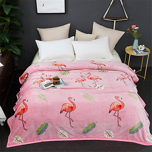 

Одеяла, Цветочный принт / С принтом / Простой Полиэстер Мягкость удобный одеяла