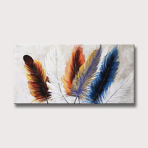 

Oil Painting Hand Painted - Abstract Modern Rolled Canvas