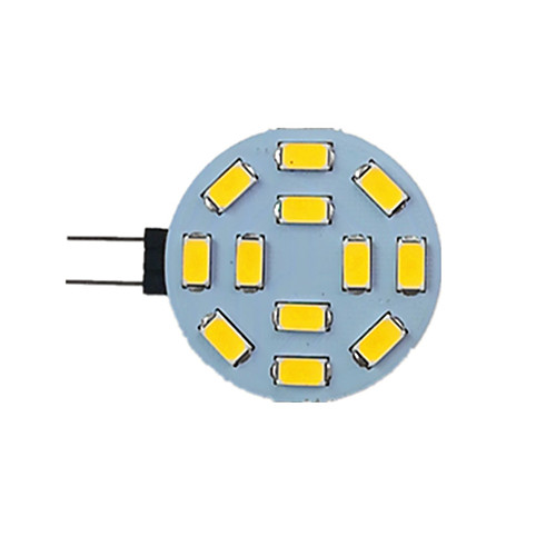 

1шт 2.5 W Двухштырьковые LED лампы 340 lm G4 12 Светодиодные бусины SMD 5730 9-30 V