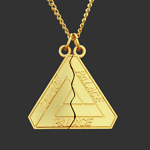 

Men's Pendant Necklace Chain Necklace Lockets Necklace Geometrical Unique Design Fashion Stainless Steel Gold Silver 70 cm Necklace Jewelry 1pc For Street / Long Necklace