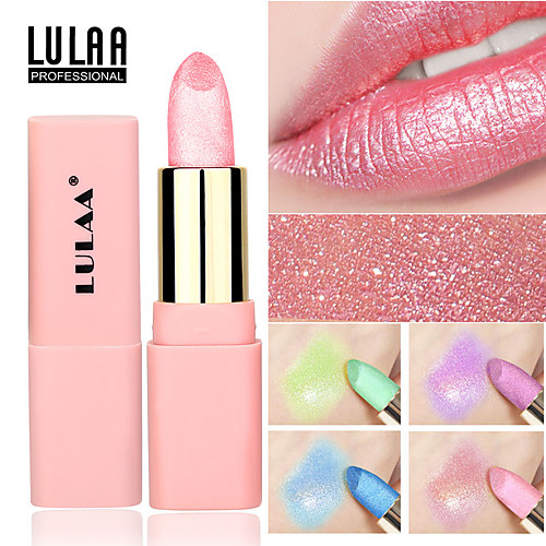 

марка lulaa 8 цвет перламутровой помады блестящий золотой розовый увлажняющий блеск для губ стойкий макияж губ