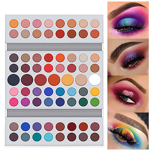 

DNM 71 colors matte eye shadow plate no fly natural color pearl eye and face