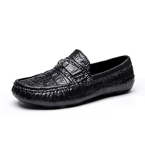 

Men's EVA(ethylene-vinyl acetate copolymer) Fall / Spring & Summer Casual / British Loafers & Slip-Ons Breathable Brown / Black / Dark Blue