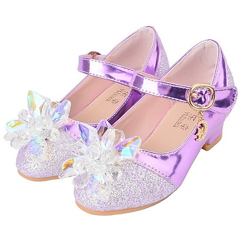 

Девочки Детская праздничная обувь Полиуретан Обувь на каблуках Маленькие дети (4-7 лет) Лиловый / Розовый Лето