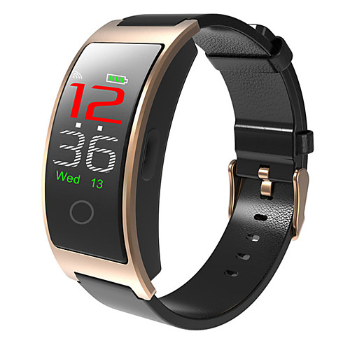 

Smartwatch Digital Modern Style Sporty PU Leather 30 m Water Resistant / Waterproof Heart Rate Monitor Bluetooth Digital Casual Outdoor - Black Gold