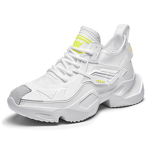 

Men's Mesh / PU Fall / Spring & Summer Sporty / Casual Athletic Shoes Running Shoes / Walking Shoes Breathable 3D Black / Red / White / Beige