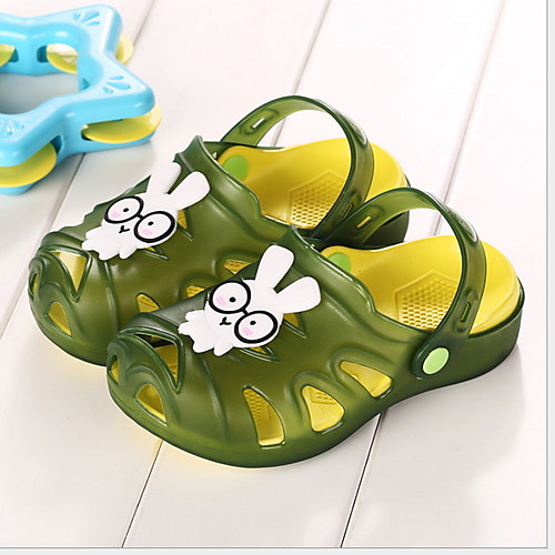 

Boys' Comfort EVA(ethylene-vinyl acetate copolymer) Slippers & Flip-Flops Little Kids(4-7ys) Fuchsia / Green / Blue Summer