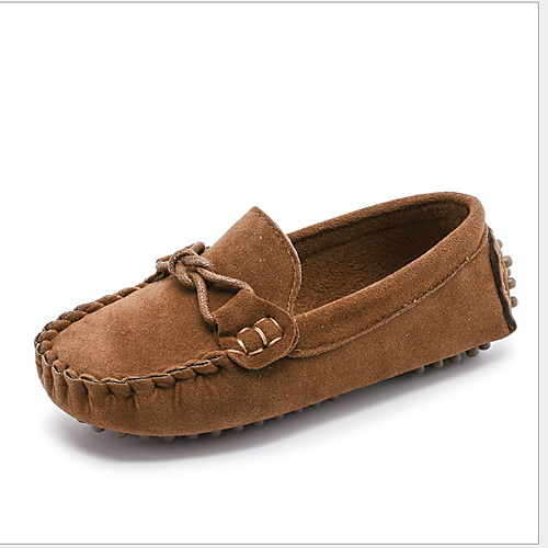 

Girls' Moccasin PU Flats Little Kids(4-7ys) Coffee / Blue / Khaki Summer