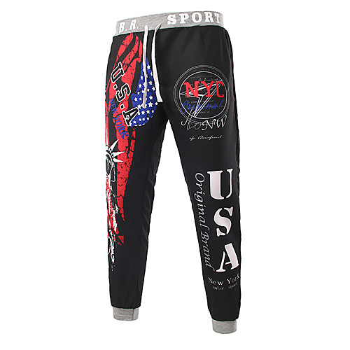 

Men's Basic Sweatpants Pants - Multi Color Black Blue Red US40 / UK40 / EU48 US42 / UK42 / EU50 US44 / UK44 / EU52