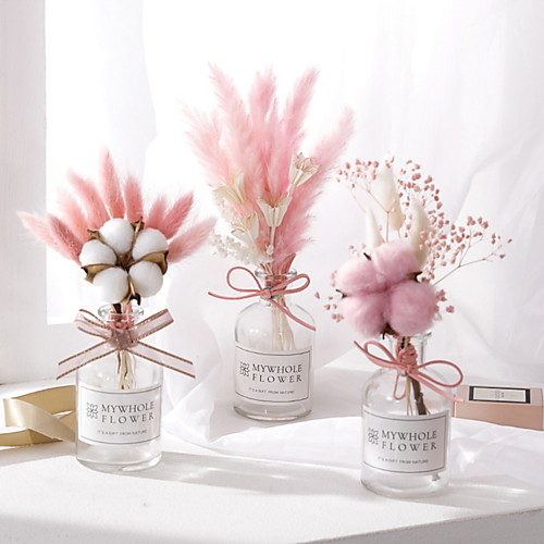 

1pc Vases & Basket Round Glass Retro Table Vase