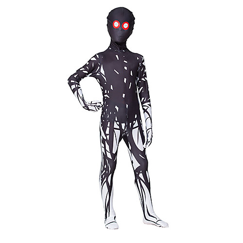 

Alien Costume Zentai Suits Cosplay Costume Masquerade Kid's Adults' Men's Cosplay Halloween Halloween Festival / Holiday Spandex Black / Gray Men's Women's Carnival Costumes