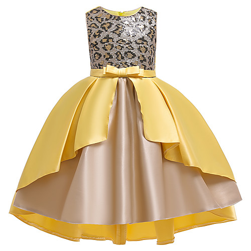

A-Line Knee Length Flower Girl Dress - Cotton Blend Sleeveless Jewel Neck with Sash / Ribbon