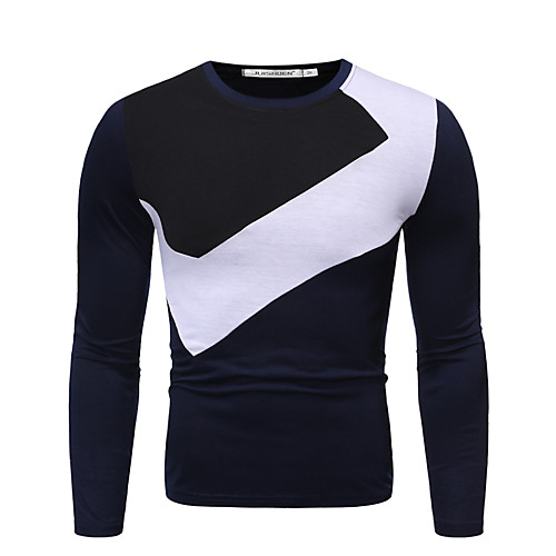 

Men's Daily Basic Polo - Color Block Black
