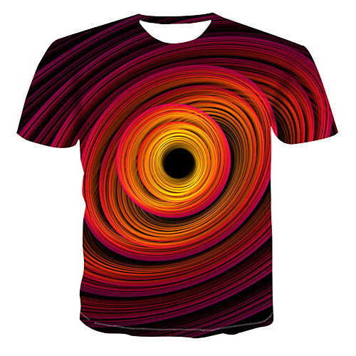 

Men's Daily T-shirt - 3D Rainbow