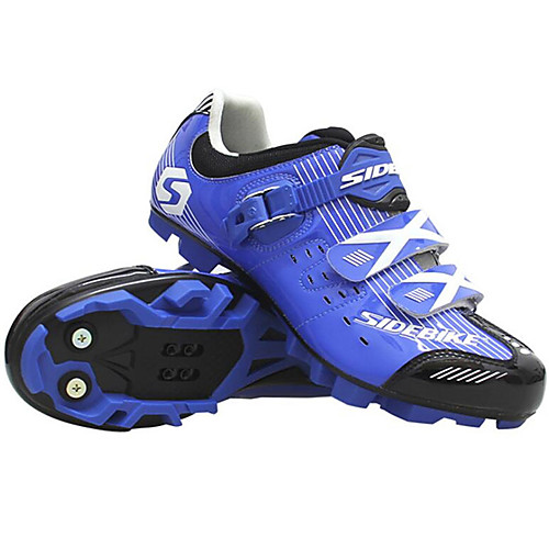 фото Sidebike взрослые обувь для велоспорта обувь для горного велосипеда амортизация велосипедный спорт / велоспорт синий / белым обувь для велоспорта / дышащая сетка Lightinthebox