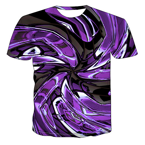 

Men's Daily T-shirt - 3D Purple