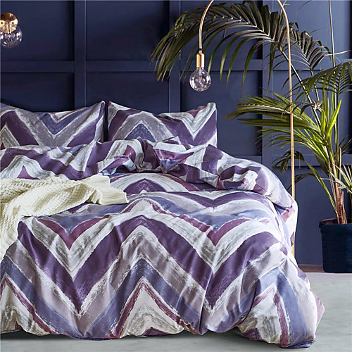 

Duvet Cover Sets Damask / Lines / Waves Polyester / Polyamide Printed 3 PieceBedding Sets