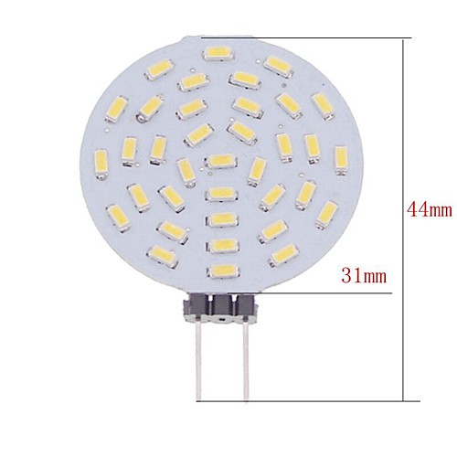 фото Sencart 5 шт. 3 w точечное led освещение 400-480 lm g4 mr11 36 светодиодные бусины smd 3014 декоративная тёплый белый холодный белый 12 v / rohs Lightinthebox