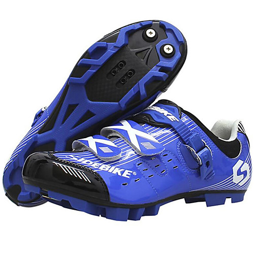 фото Sidebike взрослые обувь для велоспорта обувь для горного велосипеда амортизация велосипедный спорт / велоспорт синий / белым обувь для велоспорта / дышащая сетка Lightinthebox