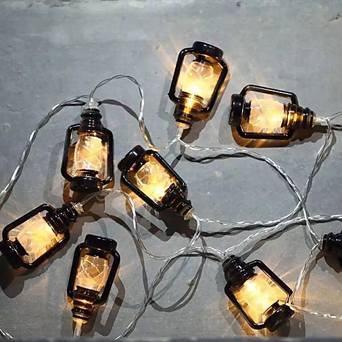 

BRELONG 2m String Lights 10 LEDs SMD 0603 1pc Warm White Creative / Party / Decorative 3 V / IP44