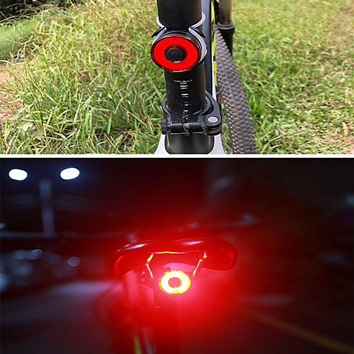 фото Светодиодная лампа велосипедные фары стоп-сигналы задняя подсветка на велосипед огни безопасности - горные велосипеды велоспорт велоспорт / интеллектуальная индукция / водонепроницаемый / супер яркий Lightinthebox