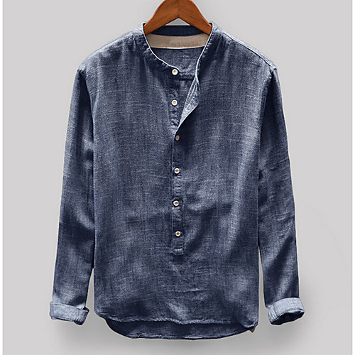 

Men's Daily Basic Shirt - Solid Colored Yellow