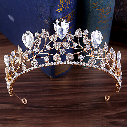 

Стразы / Сплав Диадемы с Crystal / Rhinestone 1 шт. Свадьба Заставка