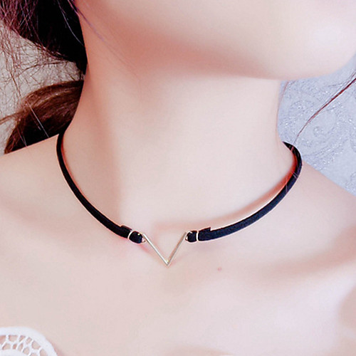 

Women's Necklace Chrome Black 37 cm Necklace Jewelry 1pc For Daily School Street Holiday Festival