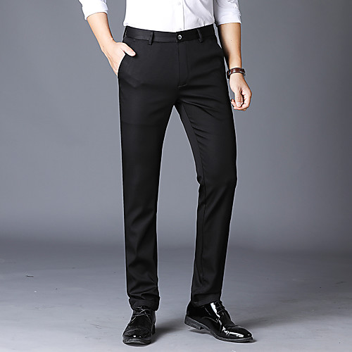 

Men's Basic Suits Pants - Solid Colored Black Navy Blue Khaki US34 / UK34 / EU42 US36 / UK36 / EU44 US38 / UK38 / EU46