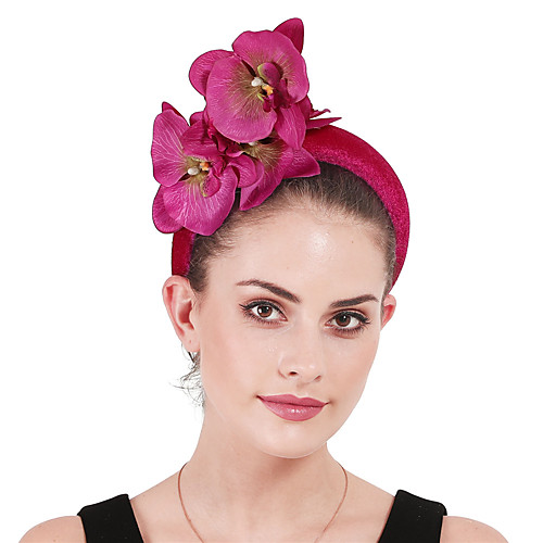 

Полиэфир / полиамид ободки / Fascinators / Цветы с Цветы 1 Вечеринка / ужин / Дерби в Кентукки Заставка