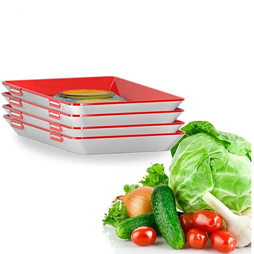 

Умный лоток творческий пищевой пластиковый лоток для хранения кухонных принадлежностей контейнер для хранения продуктов питания набор для хранения свежих продуктов микроволновая печь