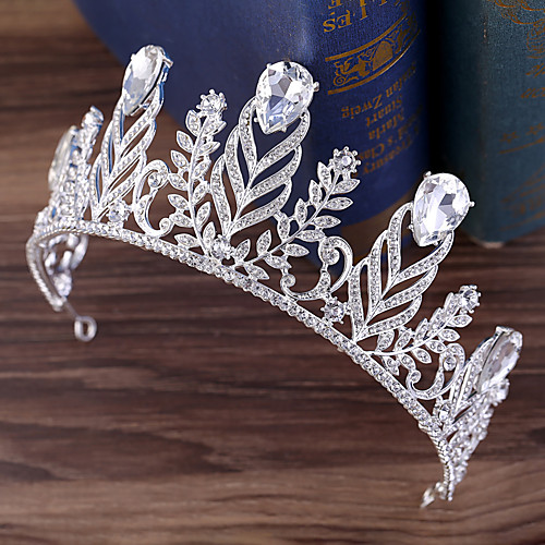 

Стразы / Сплав Диадемы с Crystal / Rhinestone 1 шт. Свадьба Заставка