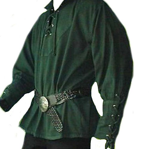 фото Средневековый эпоха возрождения маскарад муж. костюм черный / винный / зеленый винтаж косплей для вечеринок / кофты / кофты Lightinthebox