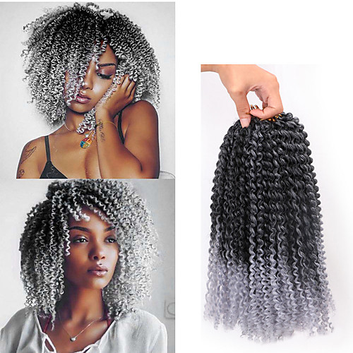 

Curly Twist Braids Afro Kinky Braids Curly Braids Natural Color Synthetic Hair Braids Braiding Hair 3 Pieces/pack Ombre Hair