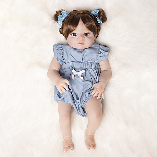 

Reborn Doll Baby Girl 22 inch Full Body Silicone - Kids / Teen Kid's Unisex Toy Gift