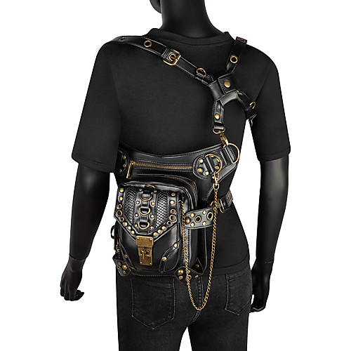 

Cosplay Retro Vintage Steampunk Masquerade Bag Women's Costume Black / Brown Vintage Cosplay Halloween Casual / Daily