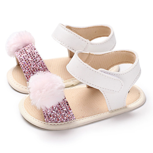 

Girls' First Walkers PU Sandals Infants(0-9m) / Toddler(9m-4ys) Gold / Red / Pink Summer