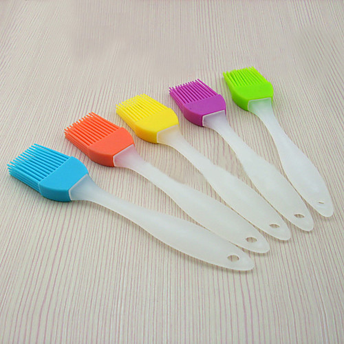 

1pc Silicone Heatproof Lovely Creative Kitchen Gadget For Bread For Pizza Cake Square Brush Set Bakeware tools