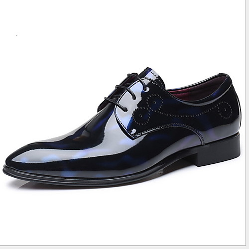 

Men's Comfort Shoes PU Summer Oxfords Breathable Red / Blue / Gray
