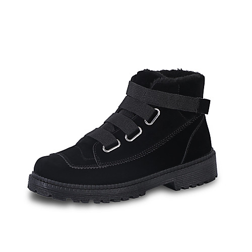 

Men's Combat Boots PU Winter Sporty Boots Black / Gray / Khaki