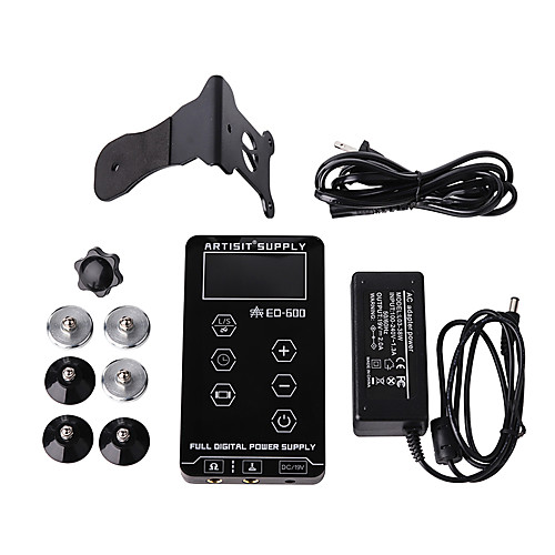 

Solong Tattoo Professional Tattoo Power Supply - 4.2-12 V Professional Level / Safety / Portable PVC(PolyVinyl Chloride) for Tattoo Machine Power Tattoo Machine